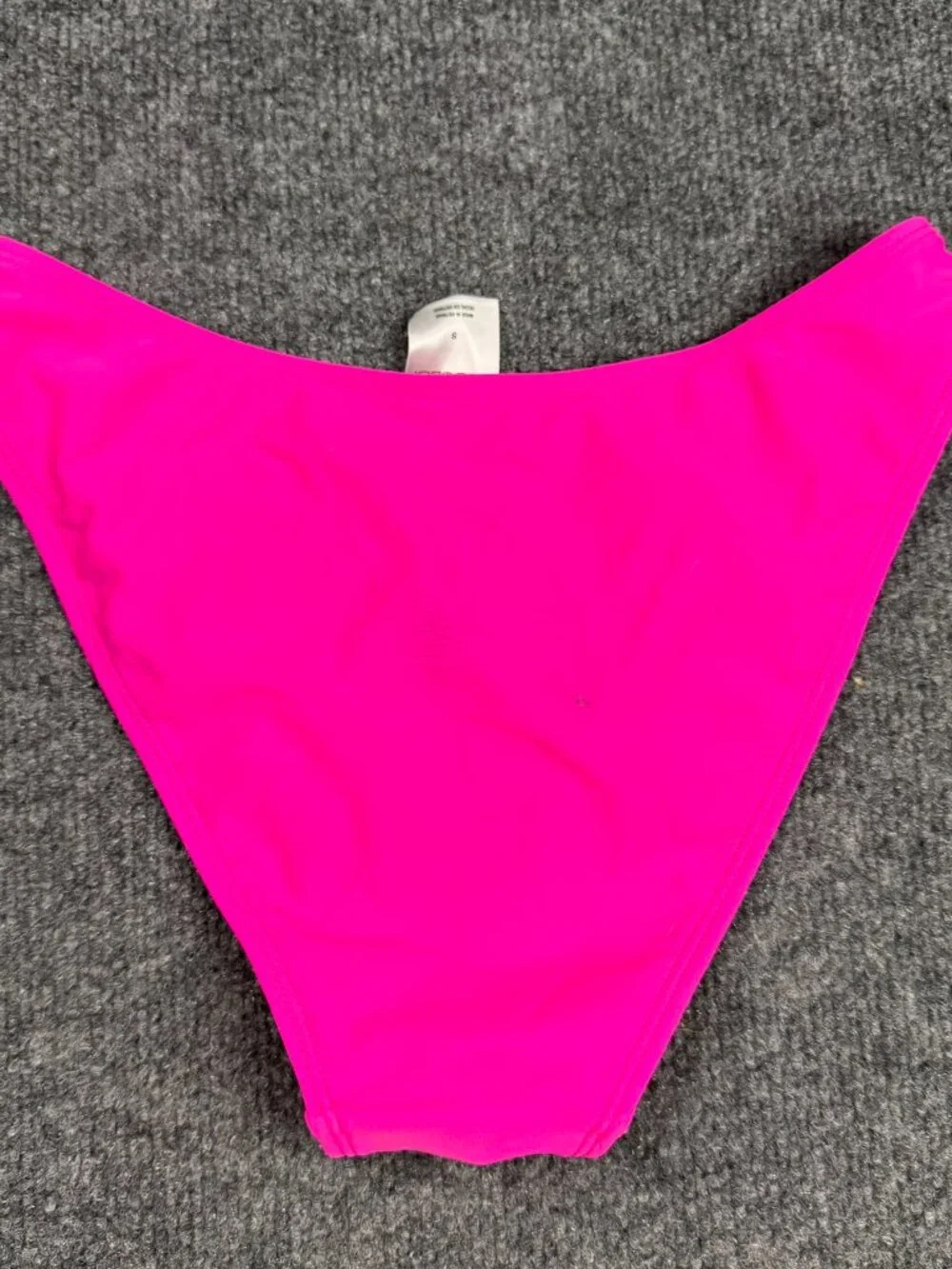 Wild Fable Bikini Bottoms Womens Size S Hot Pink High Leg Swimwear Swim Bottom